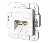 Metz Connect BTR NETCOM Boîtier de connexion C6A Upk 2xRJ45, Upk, rws TN EDATC6A-2UPk-rws Quantité:1