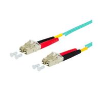 Metz Connect 151J1JOJO20E fibre optique FO Câble de raccordement 2.00 m turquoise [2x LC mâle - 2x LC mâle] 50/125 µ Multimode OM3