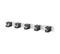 Metz Connect BTR NETCOM Champ de brassage 482,6 mm (19") 1U plastique gris 130894-01-03-E Quantité:1