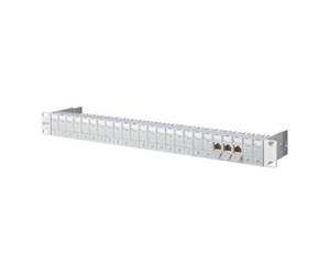 Metz Connect BTR NETCOM Module panneau E-DAT 24 ports 1U gris clair équipé TN E-DATmod MP24 Quantité:1