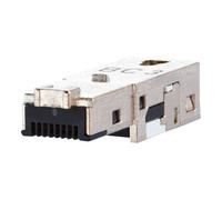 E-DAT Industry RJ45 Metz Connect 1401400810-I RJ45 Cat6 mâle, droit argent 1 pc(s)