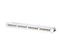 Metz Connect BTR NETCOM Panneau modulaire 24 ports E-DAT C6 1U alu LSA TN MP24 mod Quantité:1