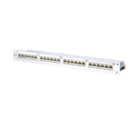Metz Connect BTR NETCOM Panneau modulaire E-DAT C6A 24 ports 1U Alu TN EDATC6A-MP24-mod Quantité:1
