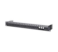 Metz Connect BTR NETCOM Support modulaire 24 ports noir 1U 482,6 mm (19") 130920-BK-E Quantité:1