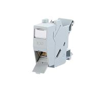 Metz Connect Prise réseau profilée 1309426003-E CAT 6 gris clair (RAL 7035)