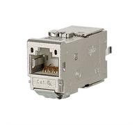 METZ CONNECT C6A Module Cat.6A (Class EA), 180°, montage de câble sans outillage