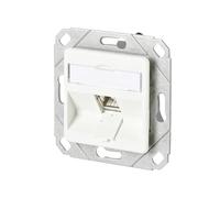 METZ CONNECT C6Amodul 1 port 180°M encastrement dans les canalisations blanc pur