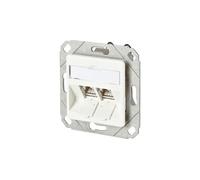 METZ CONNECT C6Amodul 2 ports 180°M Boîtier UPk, blanc pur RAL9010