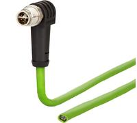 METZ CONNECT Câble de raccordement connecteur M12 8 pôles codage X, coudé, 5 m