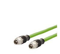 METZ CONNECT Câble Ethernet Industriel M12, Codage X, 2 m