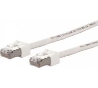 METZ CONNECT Câble patch Cat.6 (Class E) S/FTP, Ultraflex500 VoIP, AWG 26, LSOH, blanc, 15 m
