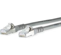 METZ CONNECT Câble patch Cat.6A AWG 26, LSOH, gris, 0,5 m