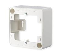 Metz Connect Cadre pour montage en saillie 85 x 85 mm, simple, blanc pur