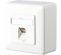 METZ CONNECT E-DAT C6A 1 port AP, blanc pur