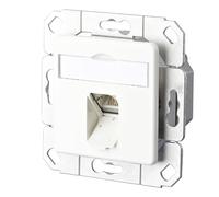 METZ CONNECT E-DAT C6A 1 Port UPk, Blanc Pur