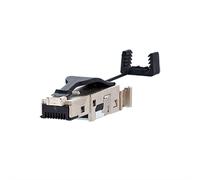 METZ CONNECT E-DAT Industrie IP20, feldkonfektionierbarerer RJ45-Stecker, schwarz