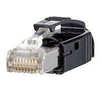 METZ CONNECT E-DAT Industry IP20 RJ45 plug black, avec douille noir