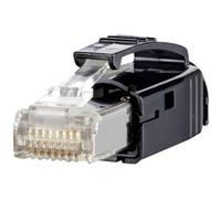 Metz Connect Fiche RJ45 noire Cat.6 classe EA 1401505012-E mâle noir 1 pc(s)