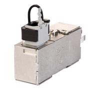 Metz Connect RJ45 réseau informatique Adaptateur CAT 7a [1x RJ45 femelle - 1x RJ45 femelle] argent