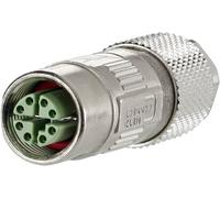 Metz Connect Connecteur M12 MMF881A315 Femelle 8 pôles Codage X IP67 Argent