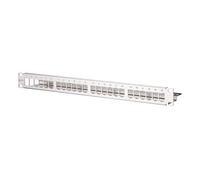 METZ CONNECT Module 19 pouces support de module 1U, 24 ports acier inoxydable non équipé