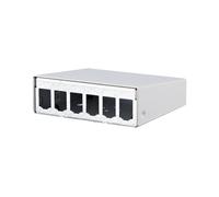 METZ CONNECT Module Boîtier AP 6 ports blanc pur RAL9010
