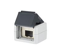 METZ CONNECT Module IP44 Boîtier AP gris non équipé pour 2 modules