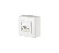 METZ CONNECT Module Prise AP, 2 ports non équipés blanc pur