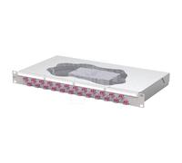 Metz Connect OpDAT fix2 Patchfeld splice 24xLC-D OM4 Panneau de brassage 483 mm