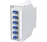 Metz Connect OpDAT REGpro splice 6xLC-Duplex OS2 Panneau de brassage fibre optique 6 ports LC