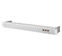 METZ CONNECT Panneau 19" 1U équipé de 24 modules E-DAT Cat.6A (Class EA)