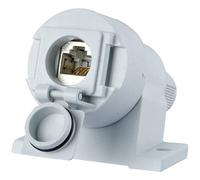 Metz Connect Prise réseau montage apparent (en saillie) CAT 6a 1 port gris