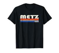 Metz France Retro 70s 80s Style T-Shirt