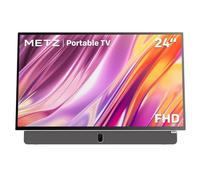 Metz Moniteur Portable, MPE7002Z, 24", Batterie intégrée, Recharge de Voiture 12 V et Power Bank, Anti-Glare, LED, FHD Smart, HDMI, USB, Bluetooth, WiFi 5, Gris
