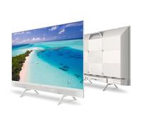 Metz Portable TV QLED 32 Pouces (80 cm) Smart Google Television HDR 10 Haut-parleurs Puissants DBX TV Dolby Audio Chromecast Commande Vocale Google Assistant Tuner Power-C (32MQE7100 Blanc)