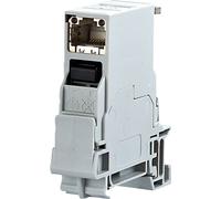 Metz Prise réseau BTRNETCOM pour montage sur rail DIN cat. 6 RAL7035