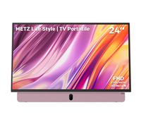 METZ Téléviseur portable 24MPE7300Z, batterie incluse, Google TV,