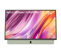 METZ TV Portable 24MPE7200Z Batterie Intégrée, Google TV Vert