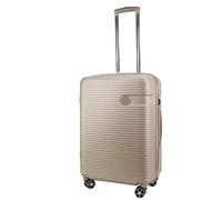 METZELDER Classic R2.0 Valise Cabine Rigide Tendance Chic Garantie 1 an (Champagne, M Moyenne Soute 69/86L - 67x43x28 4kg)