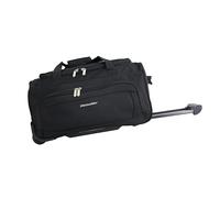 METZELDER Sac Voyages Trolley à roulettes Walker Gros Volume Chargement. (Noir (Black), Petite Taille (Cabine)_53x30x28cm_45L_1.9kg)