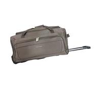 METZELDER Sac Voyages Trolley à roulettes Walker Gros Volume Chargement. (Taupe (Beige), Taille Moyenne (soute)_63x32x35cm_72L_2,3kg)