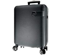 METZELDER Valise Cabine Rigide ClassicR 2.0 Tendance Chic Garantie 1 an (Noir, S Cabine 55X20x38cm, 38L, 2,9kg)