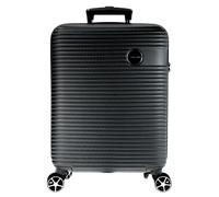 METZELDER Valise Cabine Rigide ClassicR 2.0 Tendance Chic Garantie 1 an (Noir, S Cabine 55X20x38cm, 38L, 2,9kg)