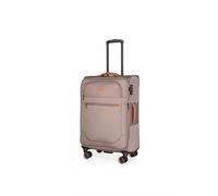 METZELDER Valise Souple Retro Extensible Gros Volume Serrure TSA Garantie 1 an, (Taupe (Tan), M - Medium - 79/93L - 67x42x28 3,4kg)