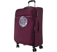 METZELDER Valise Souple Taille Moyenne Soute Trigone Ultra Leger & Grosse CAPACITE DE Chargement Garantie 1 an (M_Taille Moyenne_67x42x28cm_79/90L,2,5kg, Rouge Bordeau (Wine Red))
