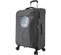 METZELDER Valise Souple Taille Moyenne Soute Trigone Ultra Leger & Grosse CAPACITE DE Chargement Garantie 1 an (M_Taille Moyenne_67x42x28cm_79/90L,2,5Kg, Gris (Grey))