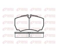 Metzger 0849.00 Kit de plaquettes de frein, frein à disque