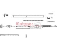 METZGER 100382 Gaszug