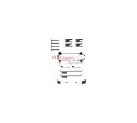 Metzger 105-0731 Cordelette Kit d'accessoires, mâchoires de frein