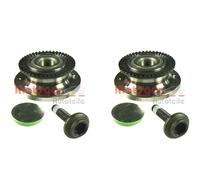METZGER 2x Hub Kit Roulements Essieu Arrière pour Audi A4 8E2 B6 8EC B7 8E5 8ED